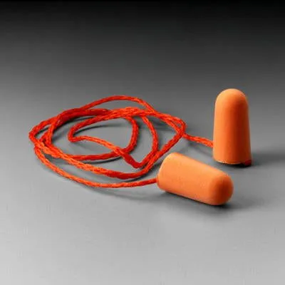 3M™ Corded Foam Earplugs - Box of 500 Pairs