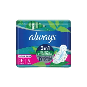 ALWAYS ULTRA THIN LONG 8 PADS