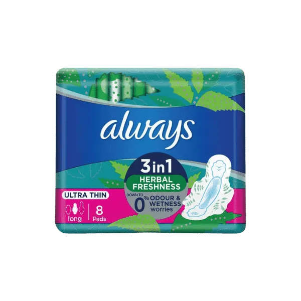 ALWAYS ULTRA THIN LONG 8 PADS