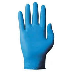 Ansell TNT Blue Disposable Gloves, Powdered, Nitrile, 5 mil, Small, Blue, 92-575-S