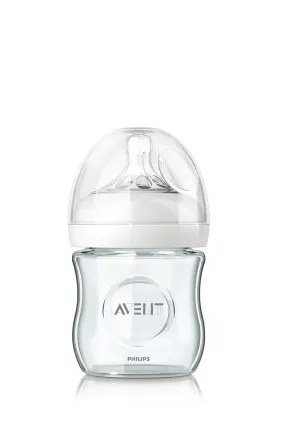 AVENT NATURAL GLASS FEEDER 120ML 4OZ