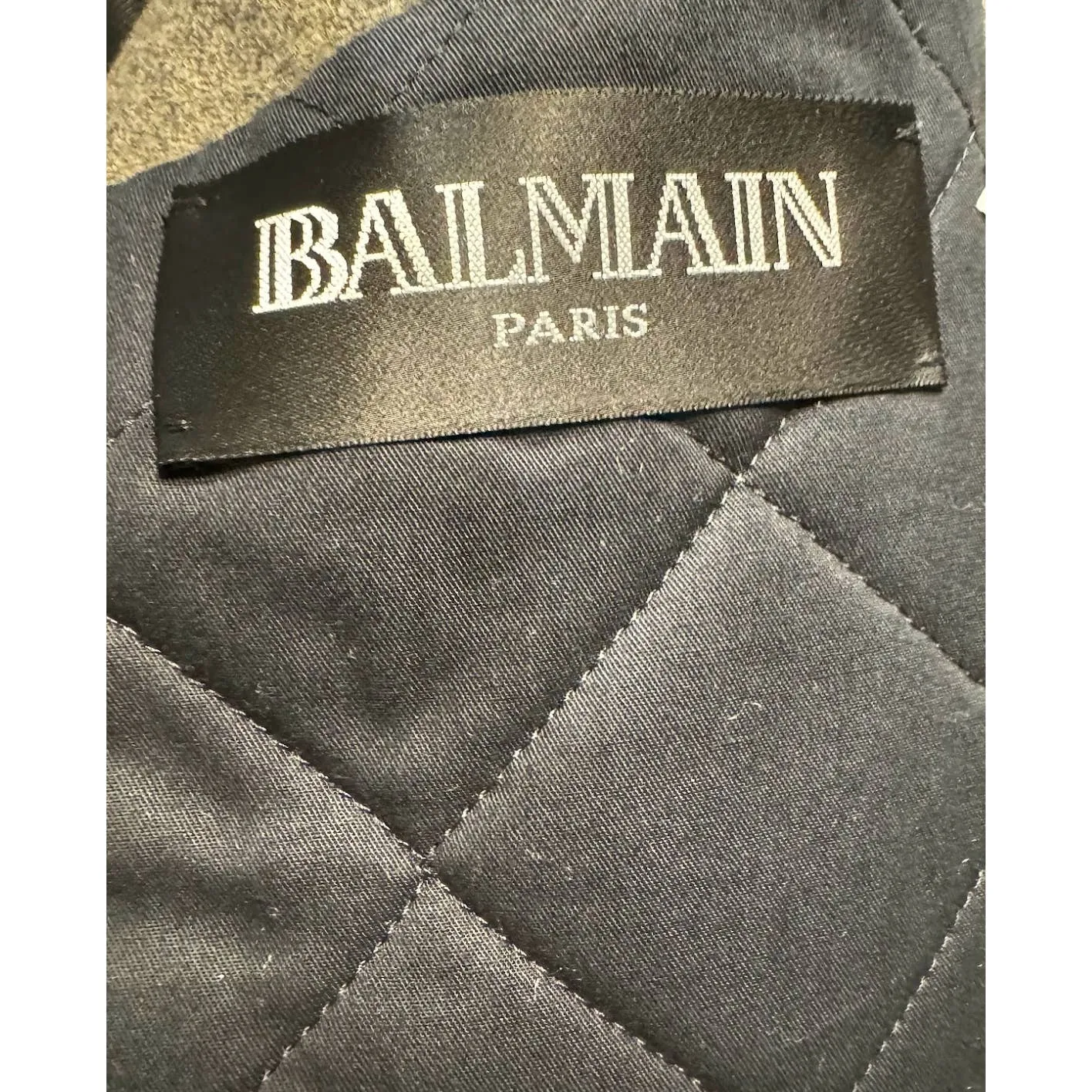 Balmain men's peacoat