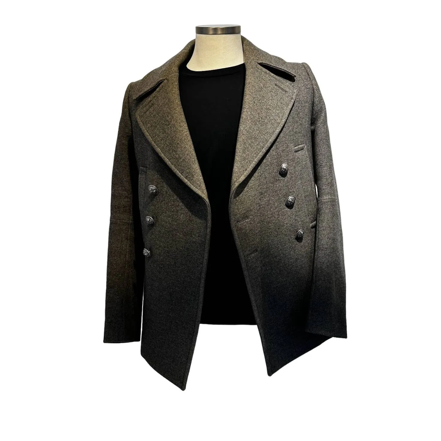 Balmain men's peacoat