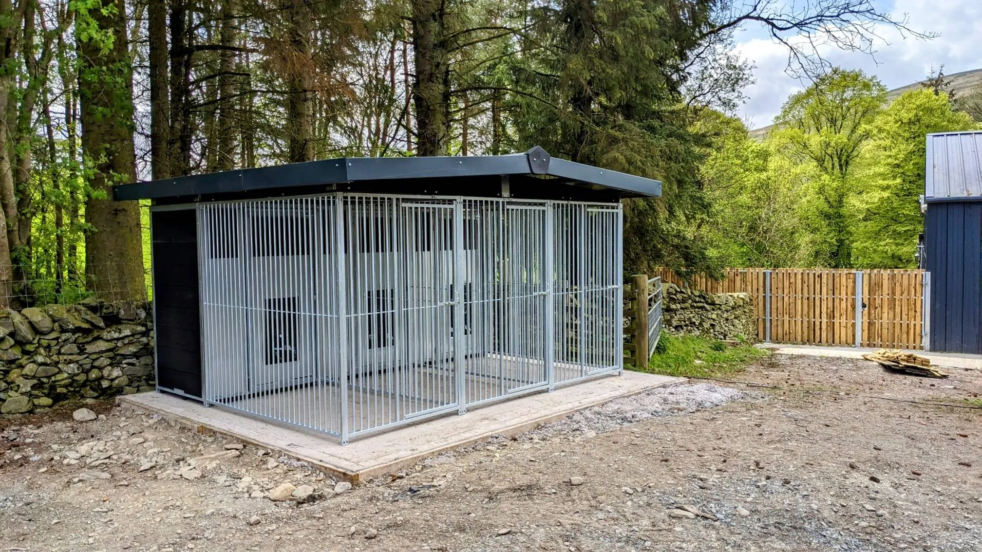 Benchmark Dog Kennel with Apex Roof - Triple 10 x 10ft, Eco Thermal Range