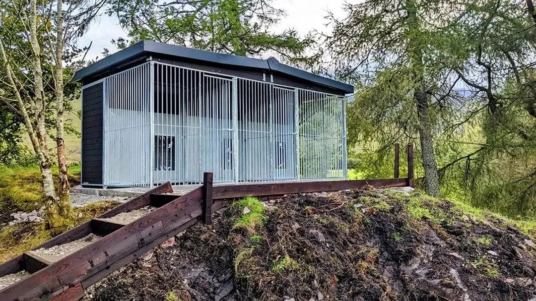 Benchmark Dog Kennel with Apex Roof - Triple 10 x 12ft, Eco Thermal Range