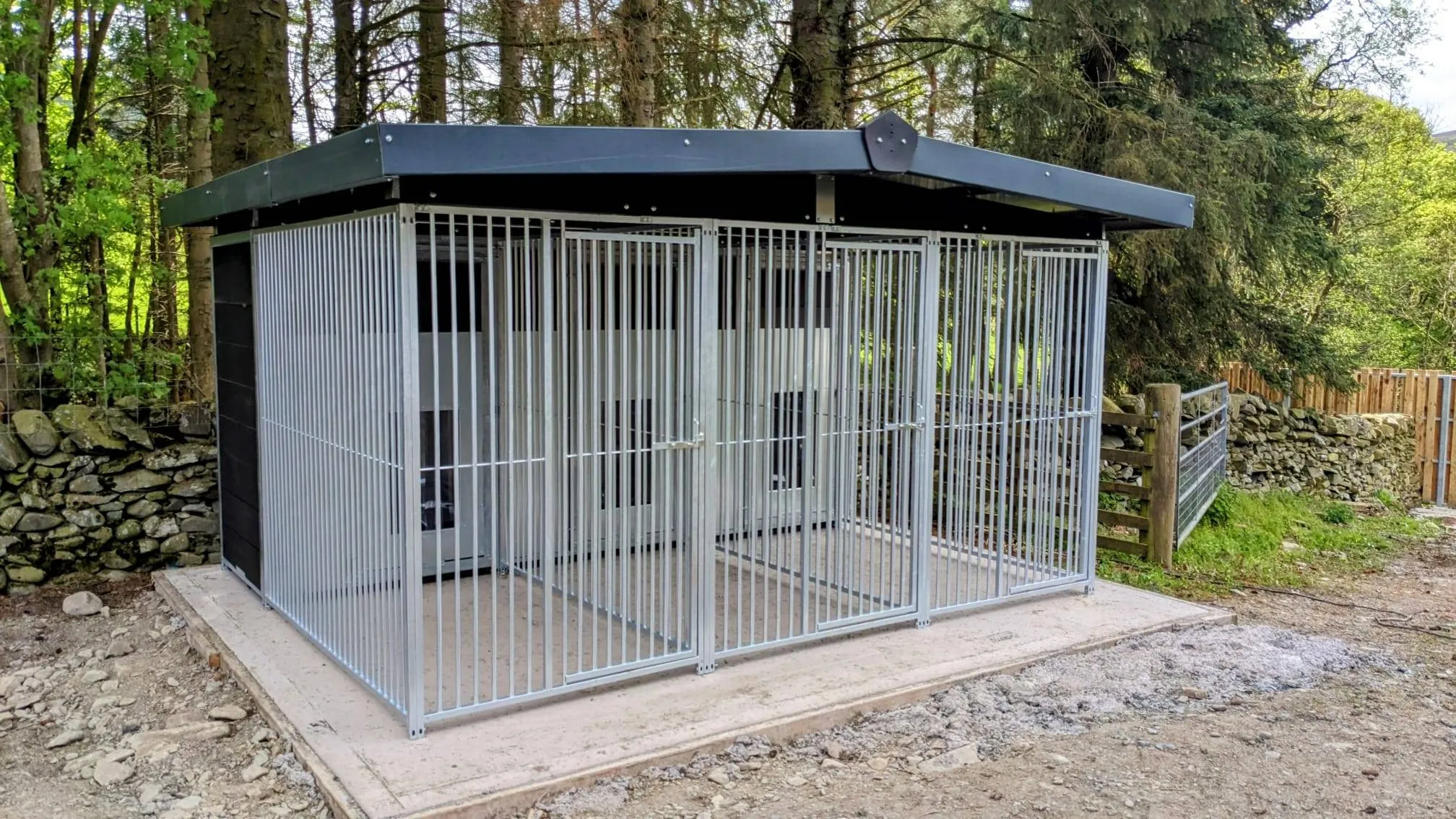 Benchmark Dog Kennel with Apex Roof - Triple 12 x 10ft, Eco Thermal Range