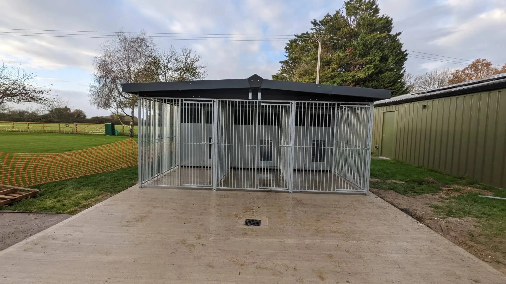 Benchmark Dog Kennel with Apex Roof - Triple 15 x 12ft, Eco Thermal Range