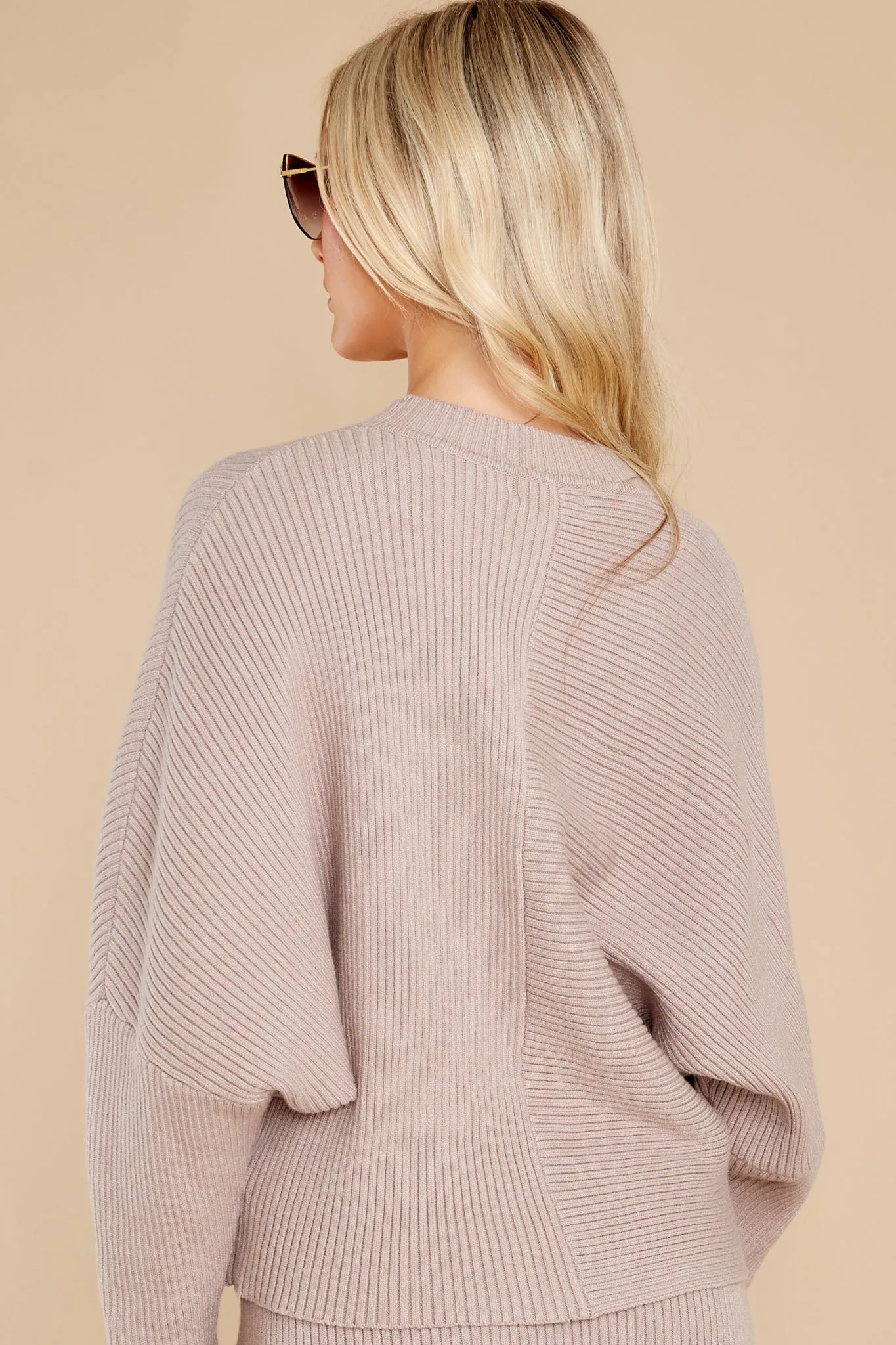 Better Times Taupe Sweater