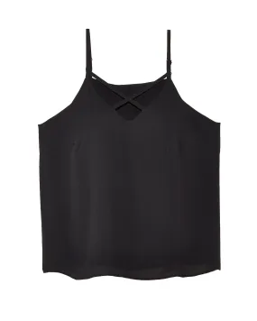 Bianca Criss Cross Cami | Black