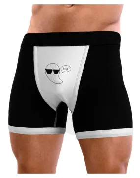 Boo Ya Cool Ghost Halloween Mens Boxer Brief Underwear