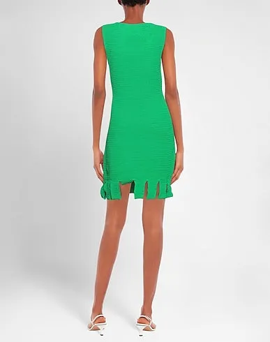 Bottega Veneta Racked Mesh Dress Parakeet (For Hire)