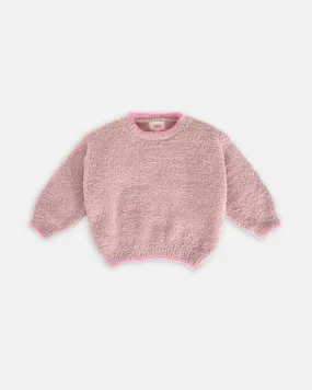 Boxy Sweater - Ash Rose