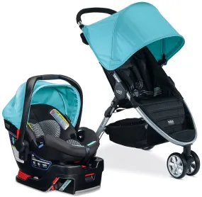 Britax B-Agile 3 & B-Safe 35 Elite Travel System - Aqua