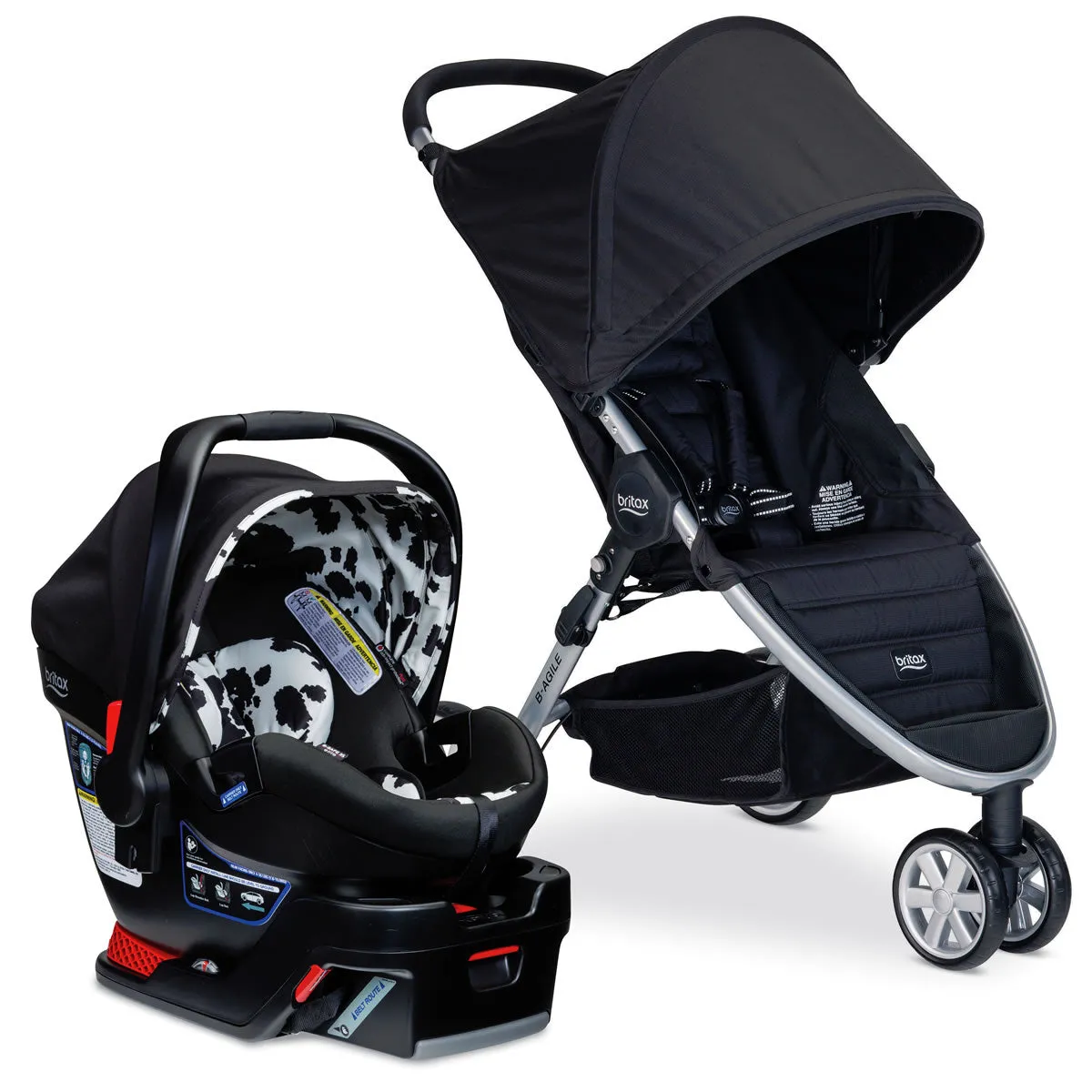 Britax B-Agile 3 & B-Safe 35 Elite Travel System - Cowmooflage