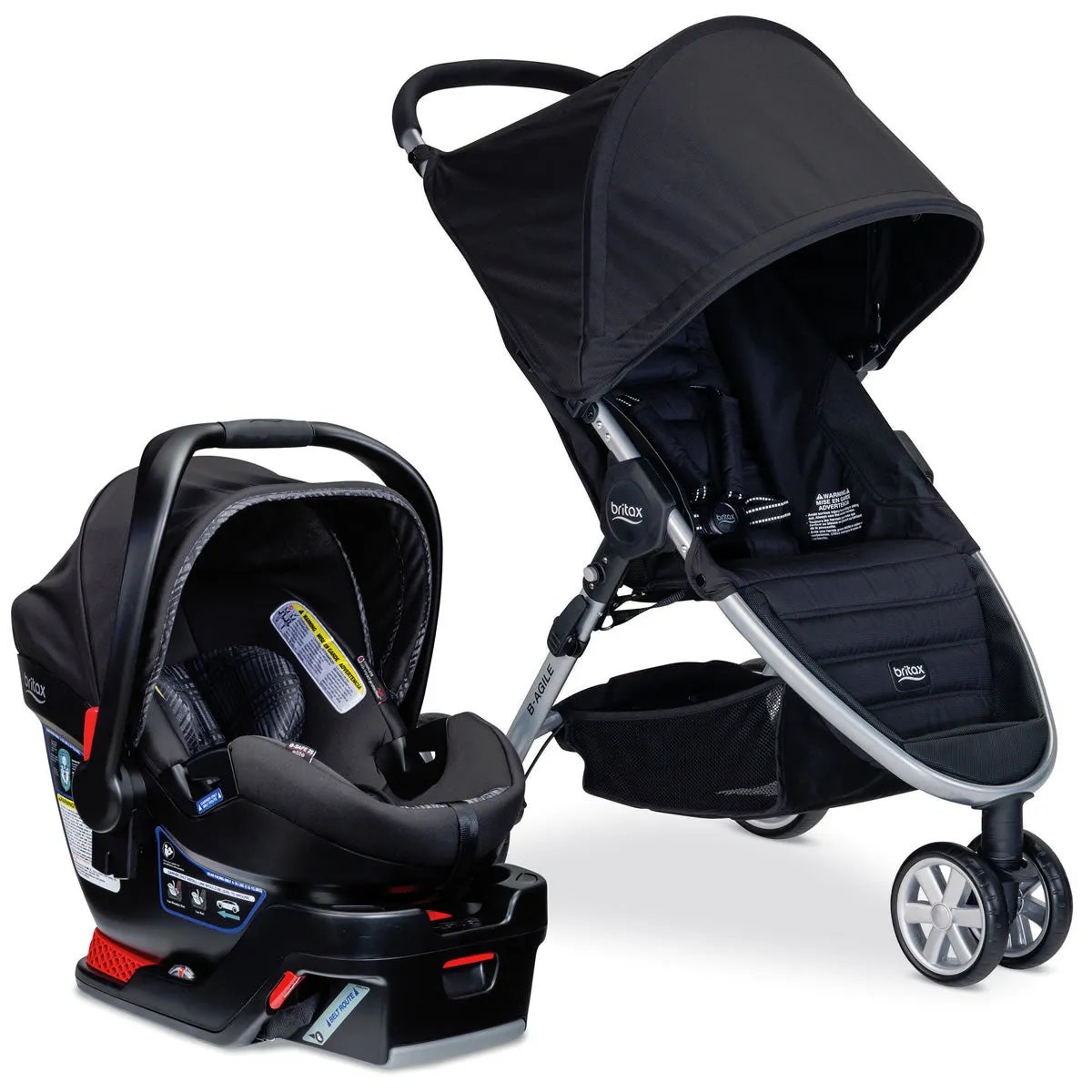 Britax B-Agile 3 & B-Safe 35 Elite Travel System - Domino