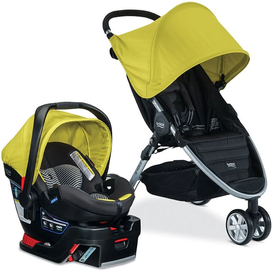 Britax B-Agile 3 & B-Safe 35 Elite Travel System - Limeade