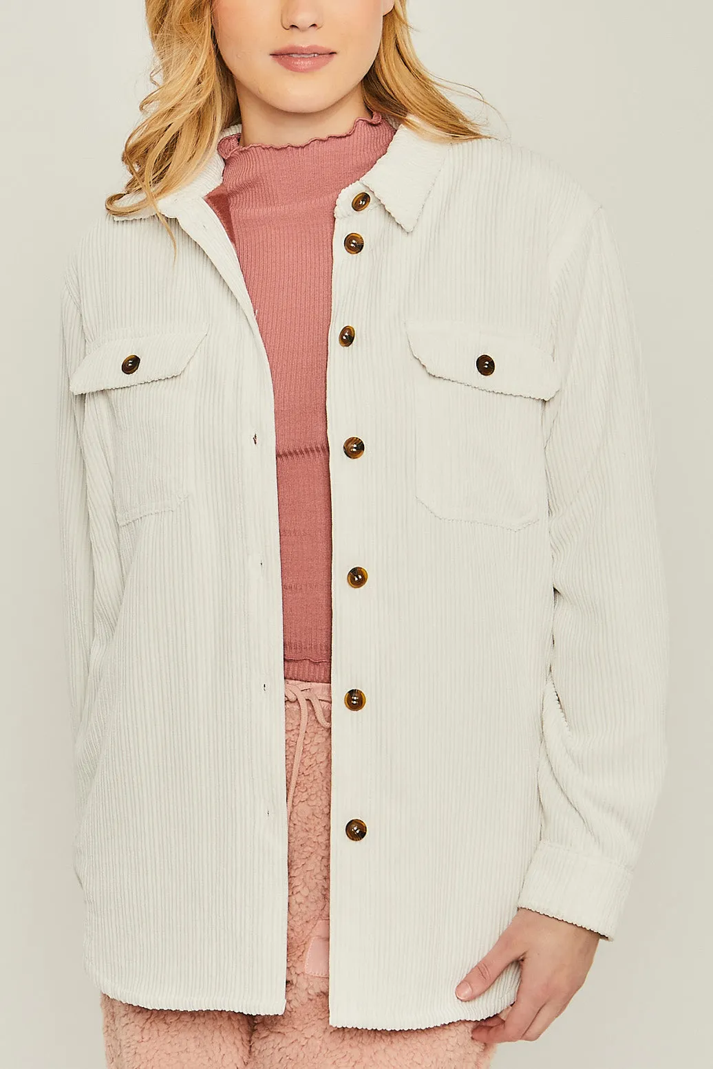 Button Down Shacket