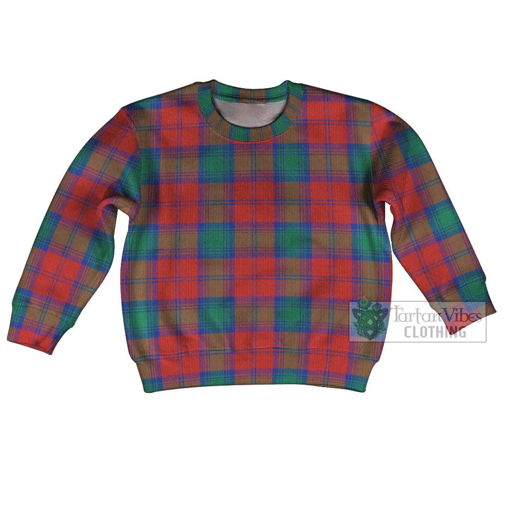 Byres (Byses) Tartan Kid Ugly Sweater