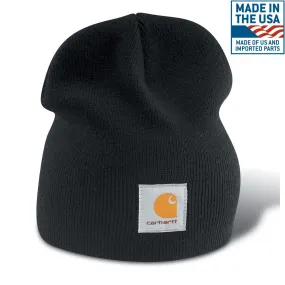 Carhartt Men's Black Acrylic Knit Hat