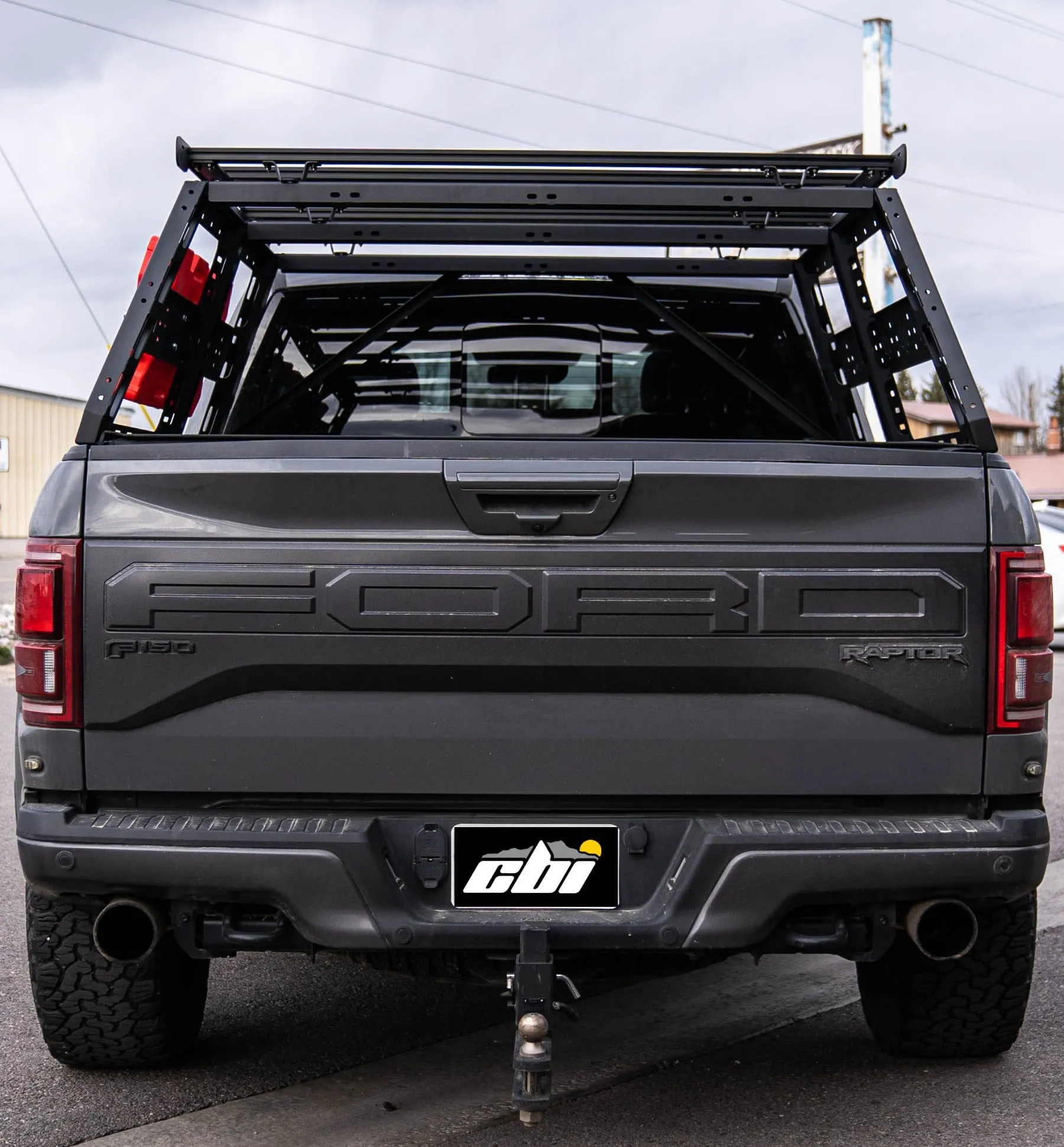 CBI Off Road Ford Raptor Cab Height Bed Rack (5'6" bed length) | 2010-2022