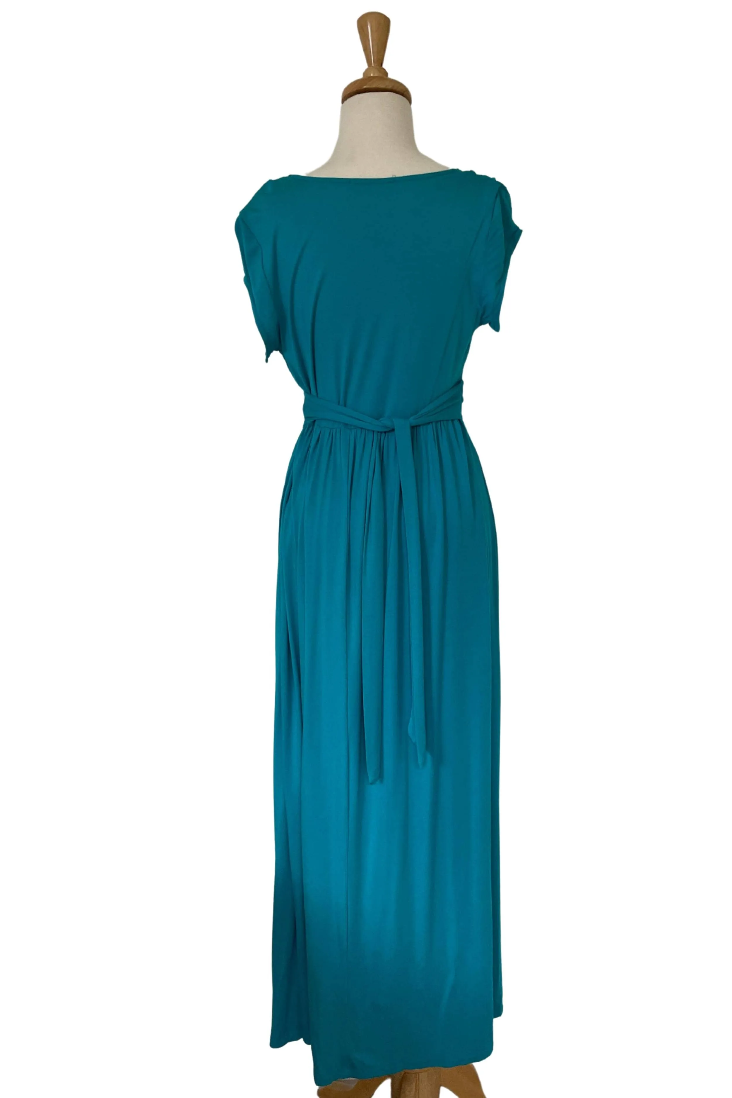 Chelsea Cotton Maxi - Teal - For Sale