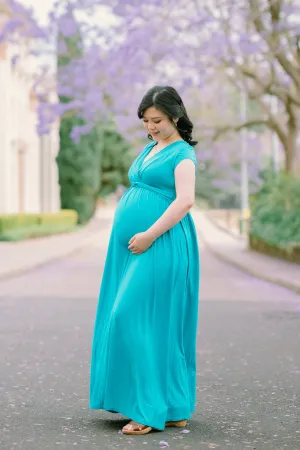 Chelsea Cotton Maxi - Teal - For Sale