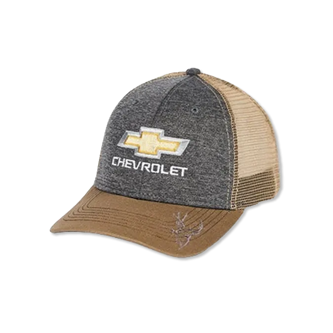 Chevrolet Gold Bowtie Dri Duck Trucker Cap