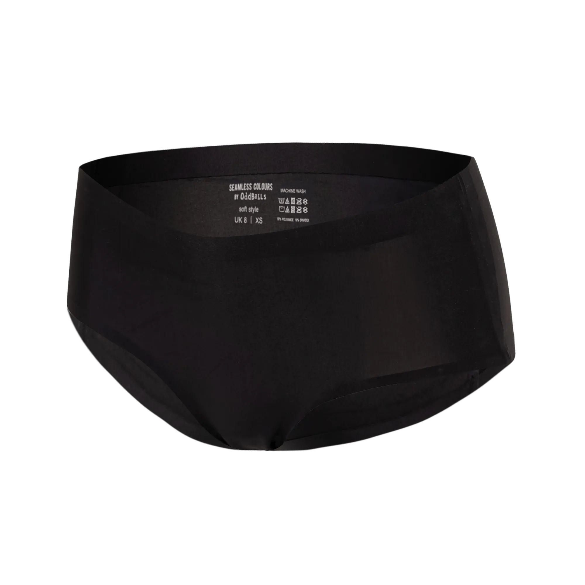 Classic Black - Seamless Full Briefs