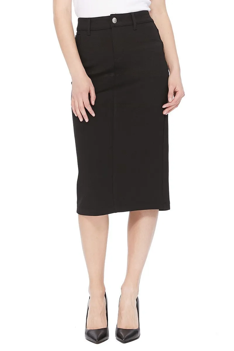 Classy Button Pencil Skirt