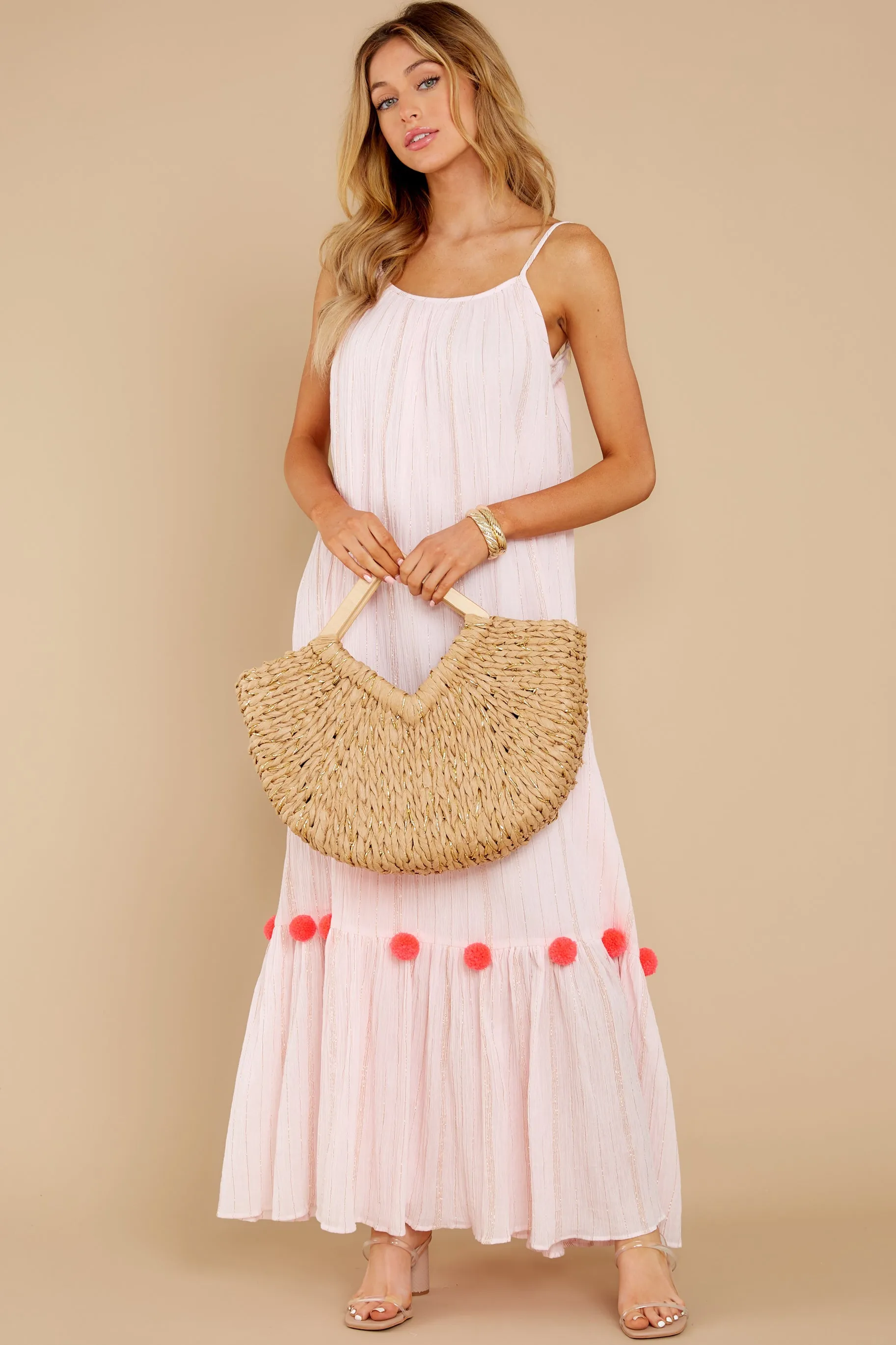 Clea Pink Maxi Dress