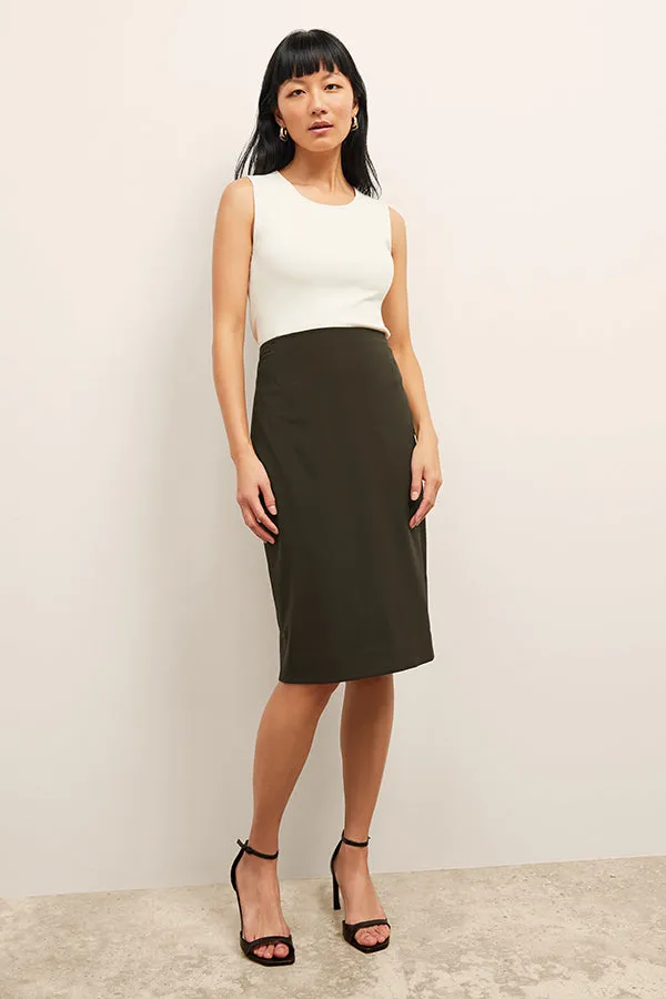 Cobble Hill Skirt - OrigamiTech :: Olive