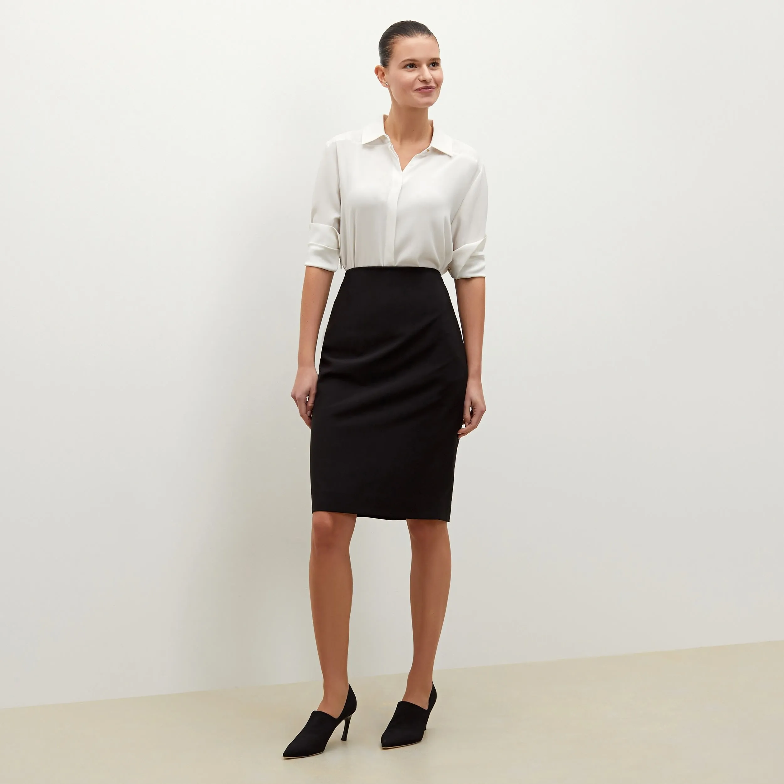 Cobble Hill Skirt - OrigamiTech Plus :: Black