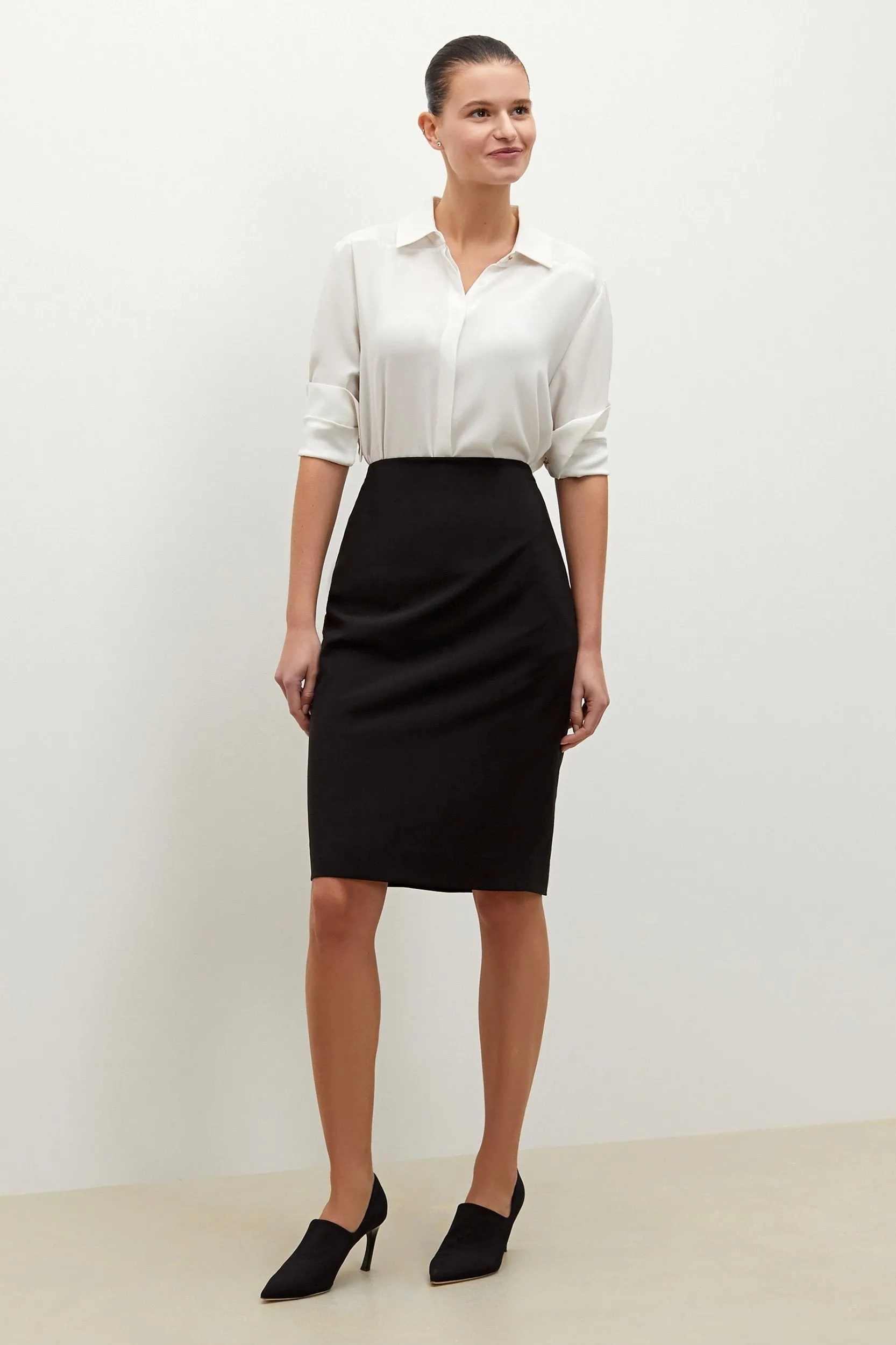 Cobble Hill Skirt - OrigamiTech Plus :: Black