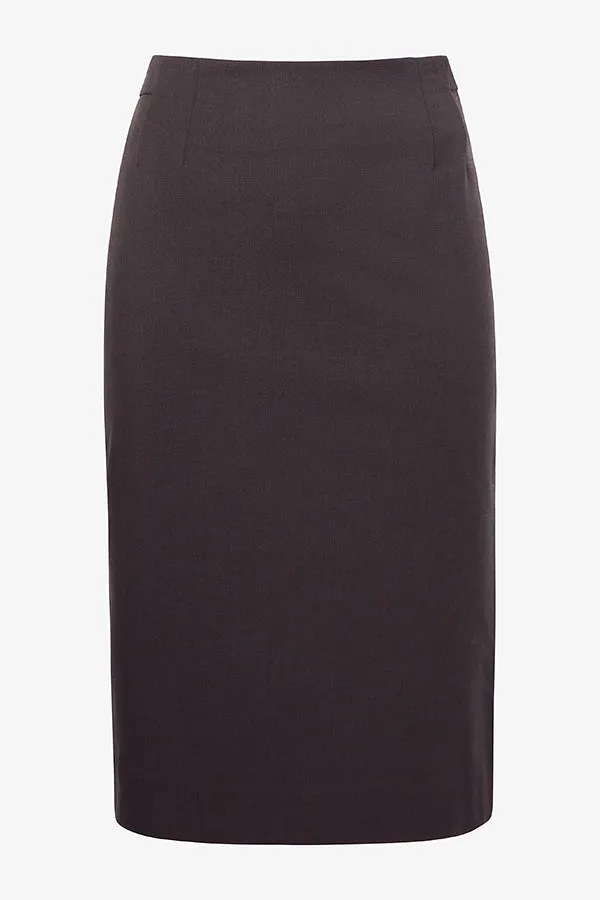 Cobble Hill Skirt - Washable Wool Twill :: Haze