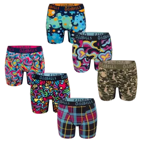 Collector's Bundle - Ladies Bamboo Boxer Shorts 6 Pack Bundle