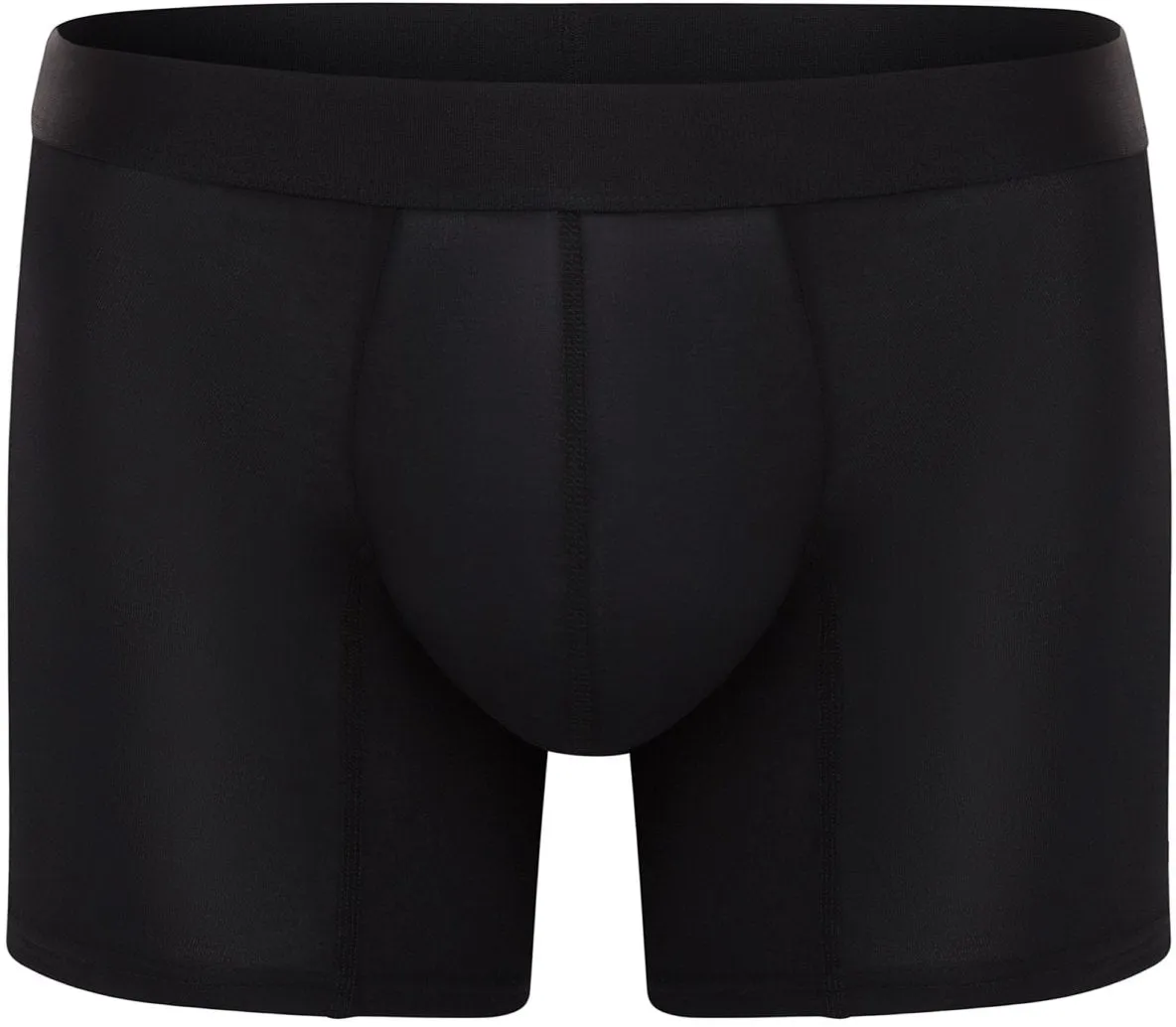 Comfyballs Black No Show Cotton Long