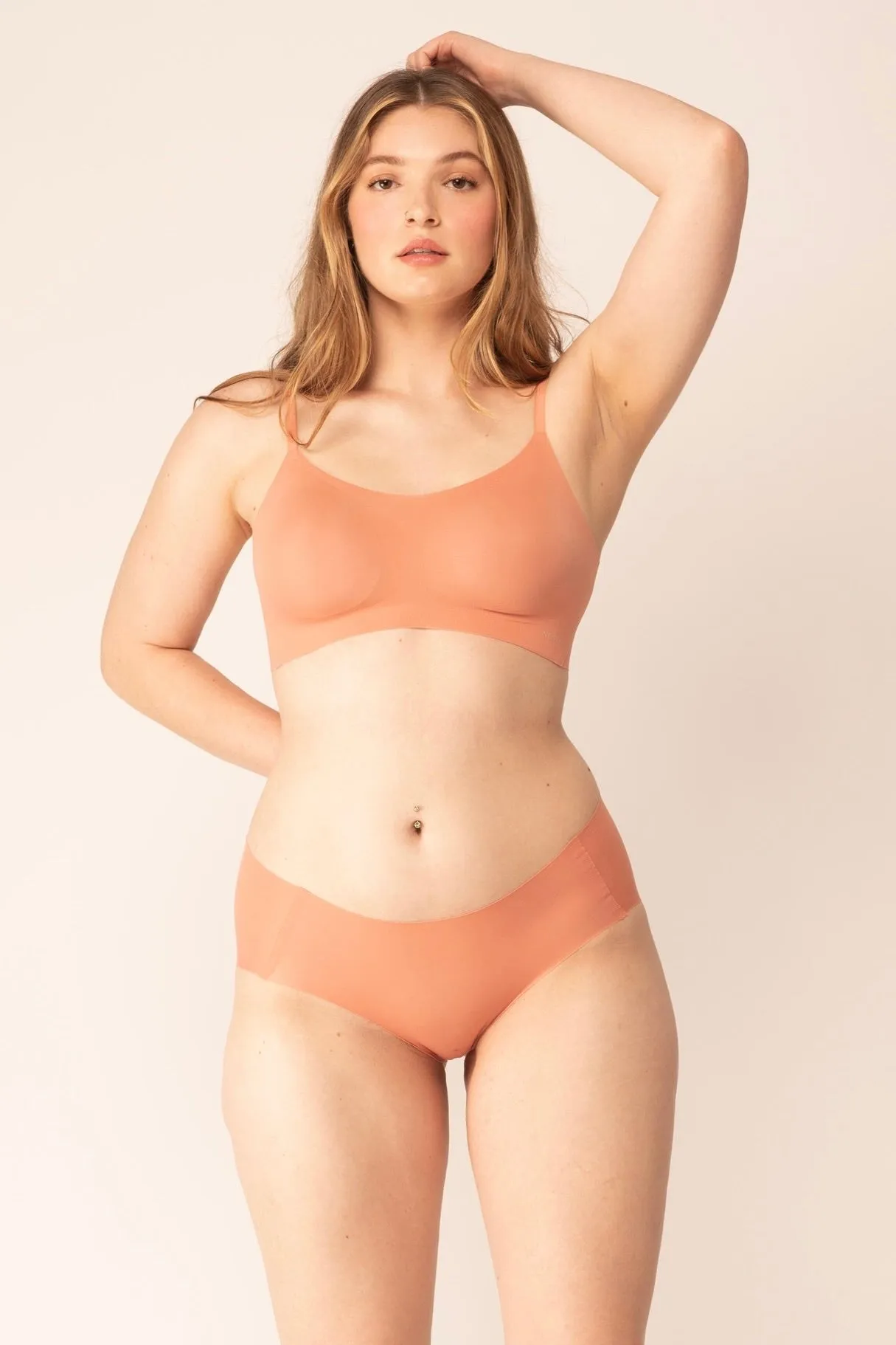 Cotton Barely Zero Mid Waist Brief