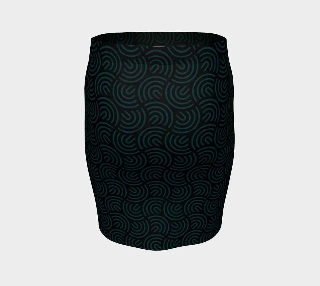 Curved Fitted Skirt