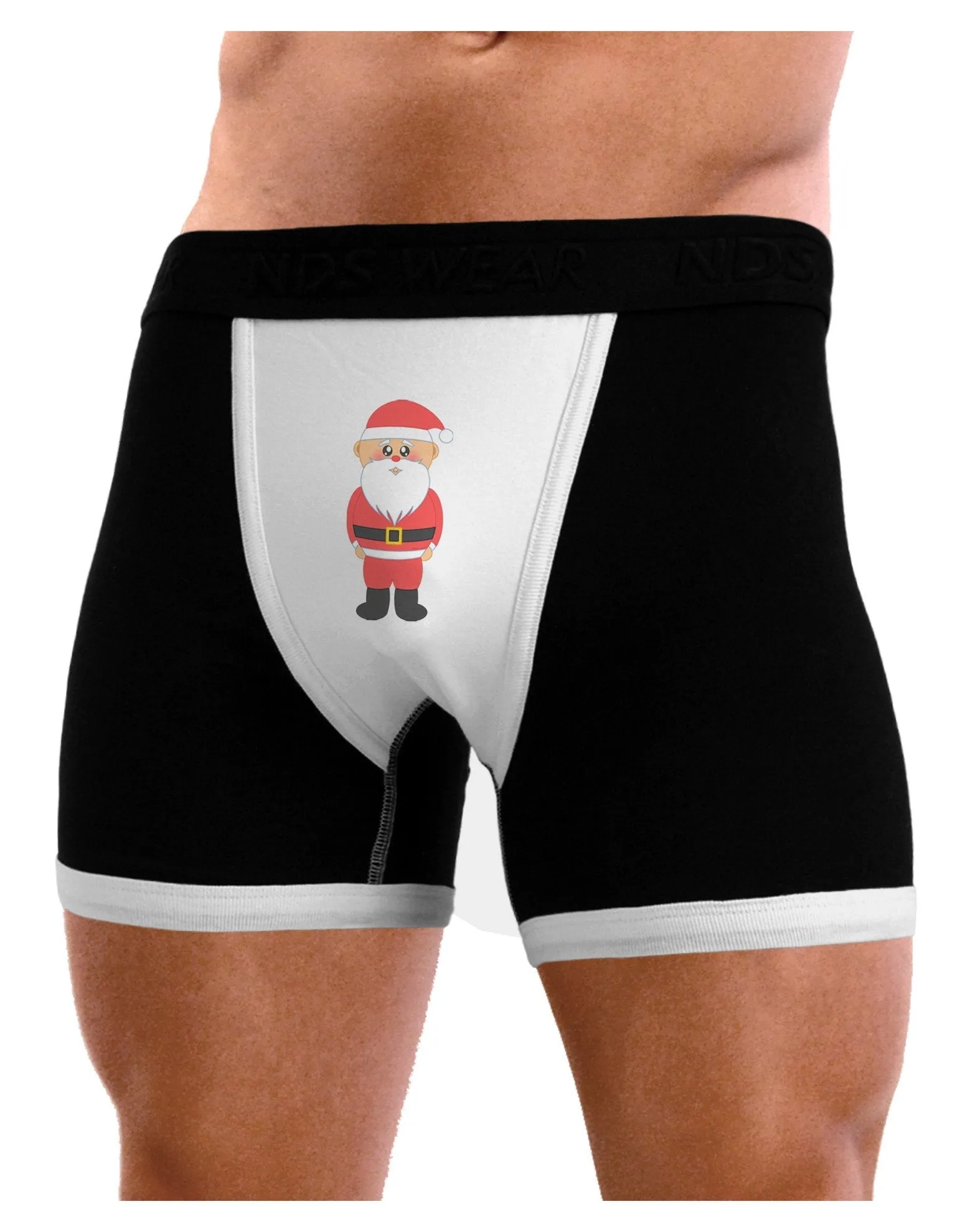 Cute Santa Claus Christmas Mens Boxer Brief Underwear