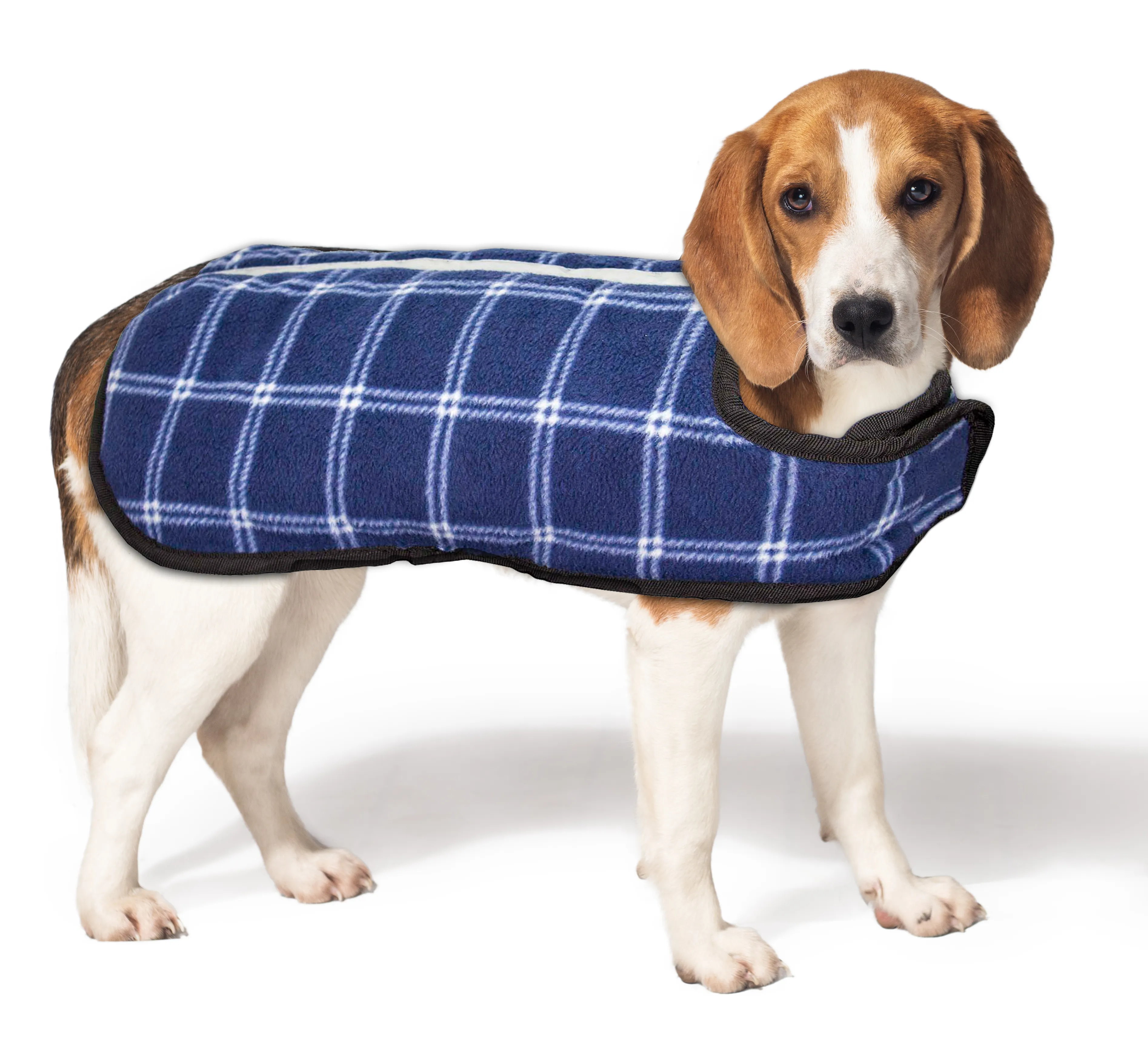 CuteNfuzzy 420D Weather Repellent Insulated Dog Coat Reversible with Reflective Stripe