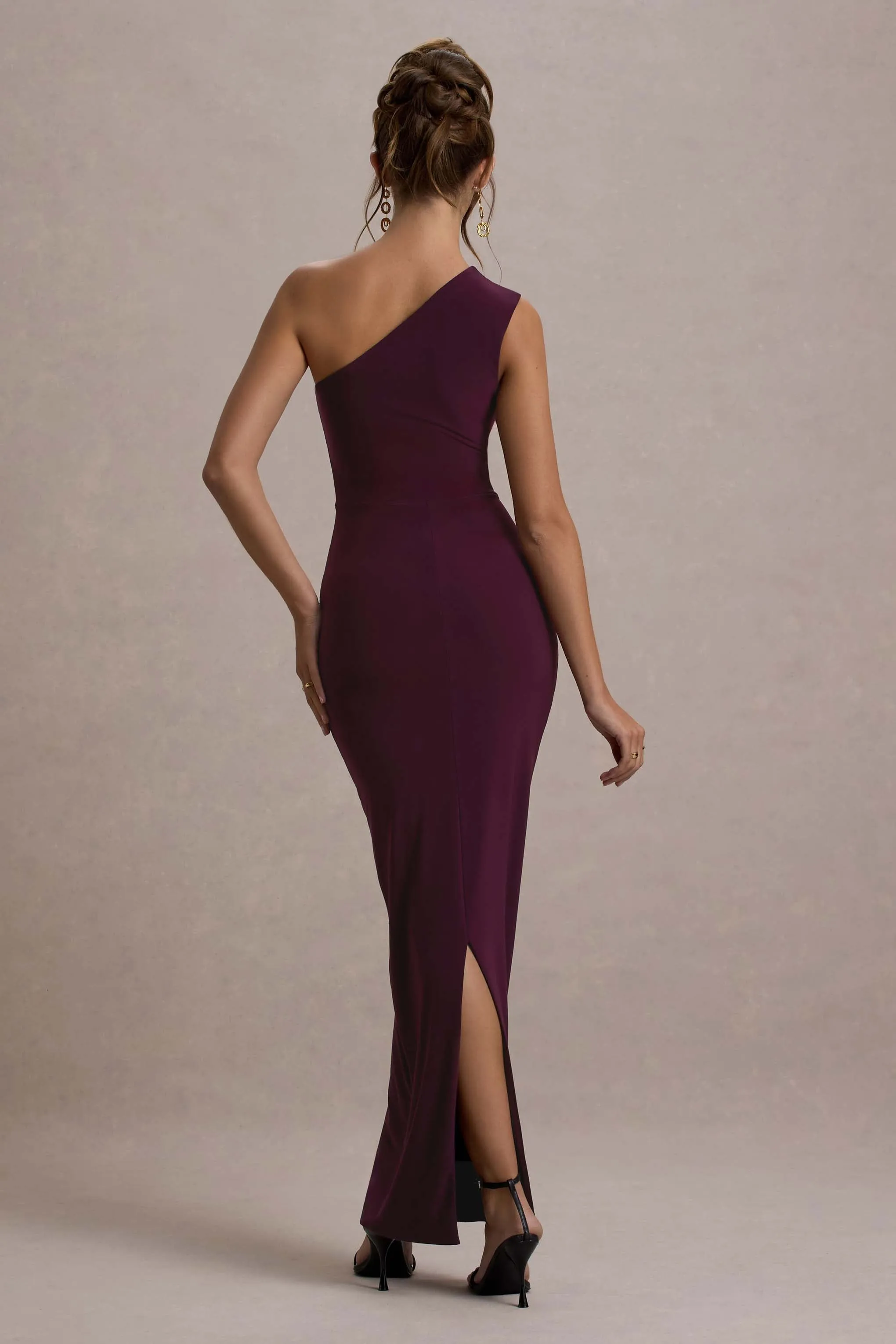 Dalarie | Port One-Shoulder Gathered Maxi Dress