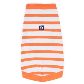 Dear Pet Stripes Pullover for Dogs (Cream & Orange)