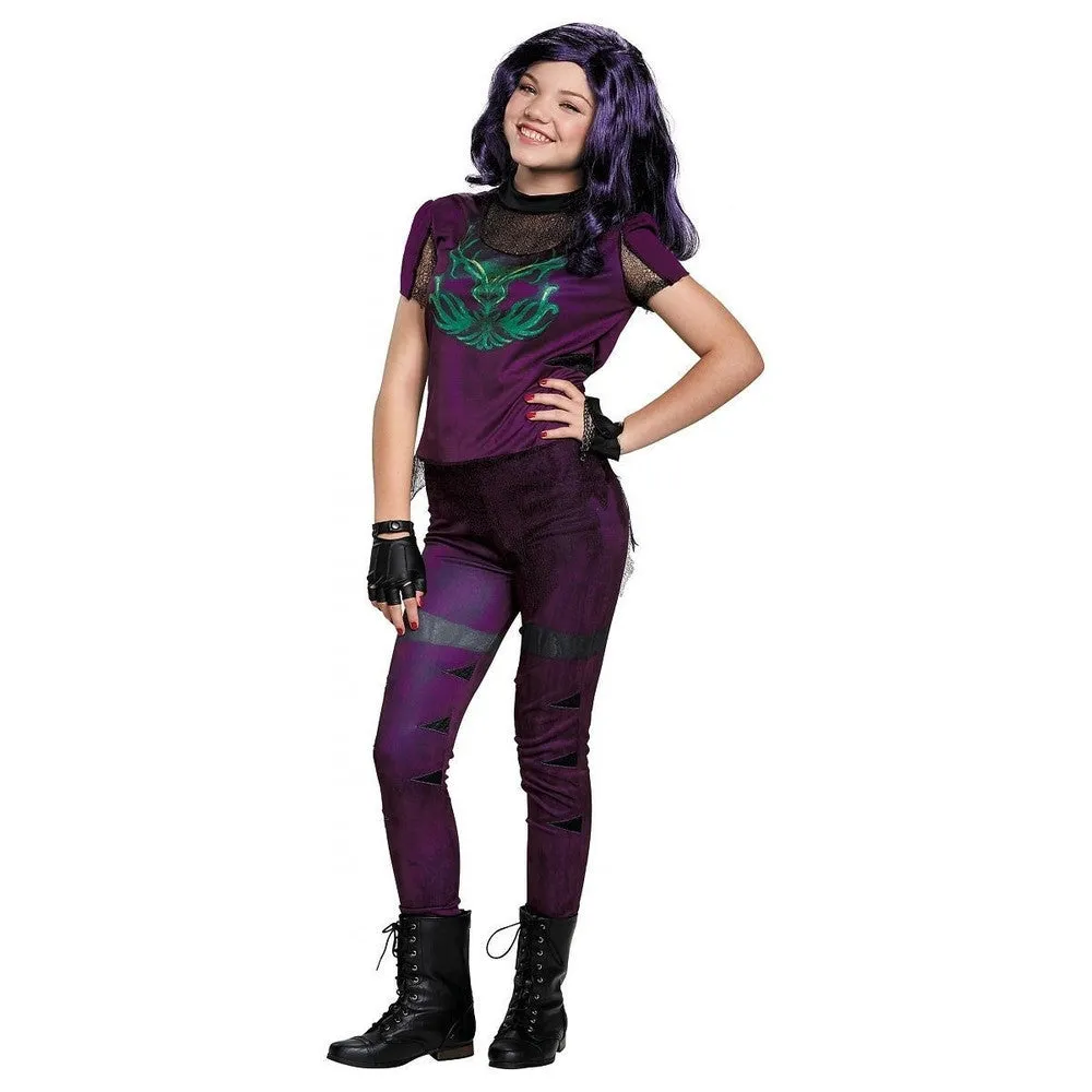 Descendants Mal Prestige Girls Child Kids Costume