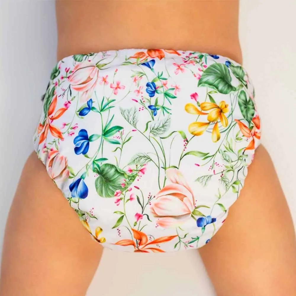 Designer Bums Art Pop AI2 Nappy - Wildflowers