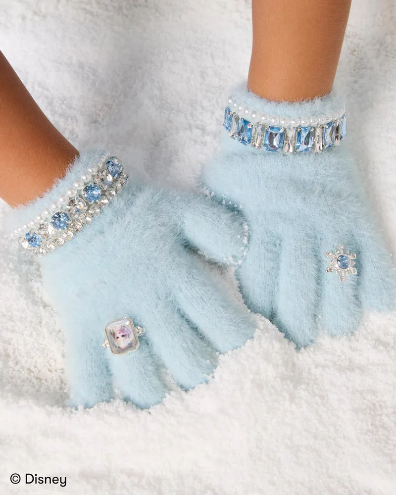 Disney Frozen Elsa Jeweled  Gloves