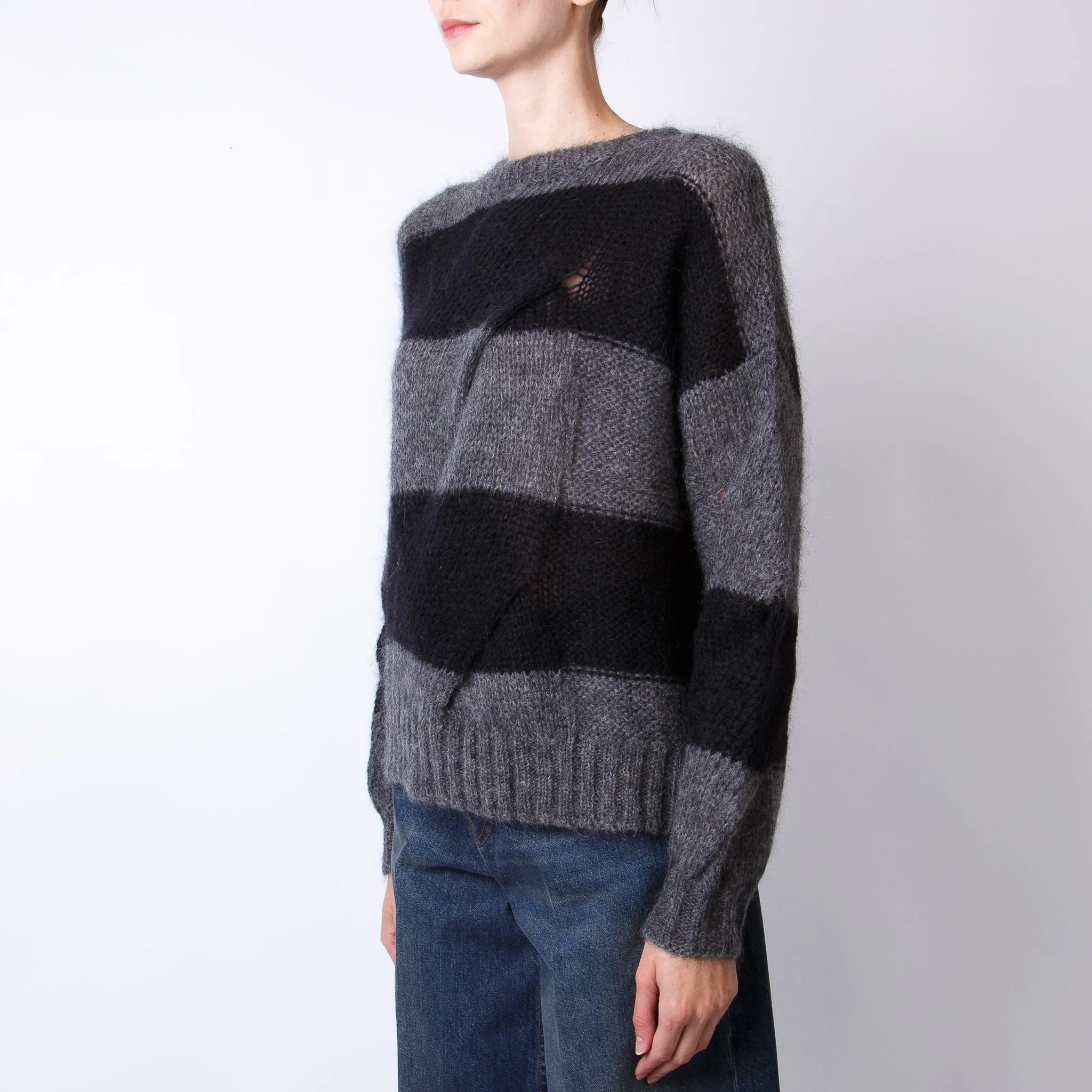 DONDUP SWEATER DT348 M00943R 002 920 BICOLOR