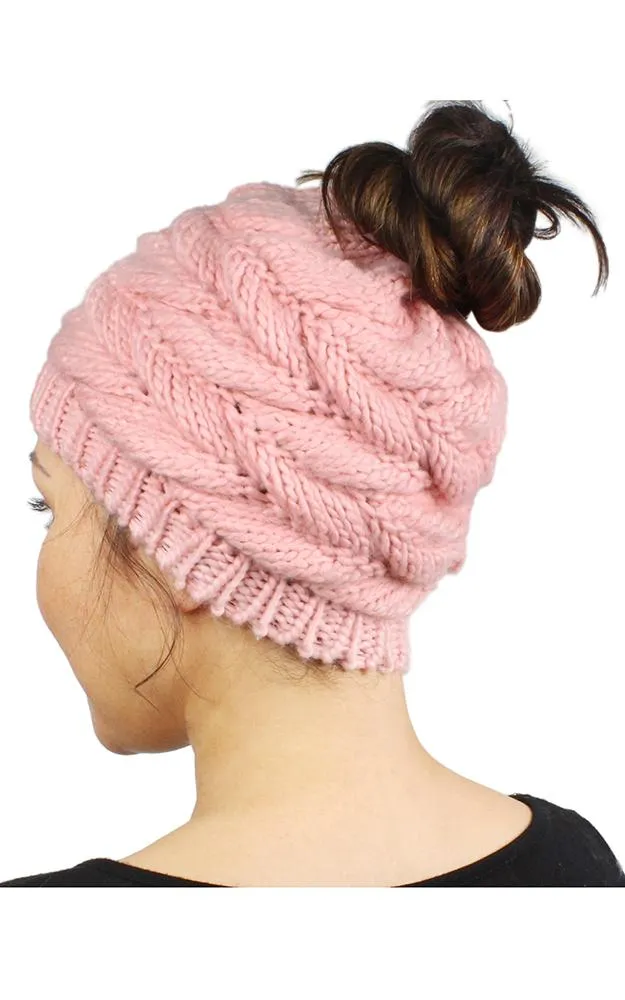 EAH9167 Knit Messy Bun