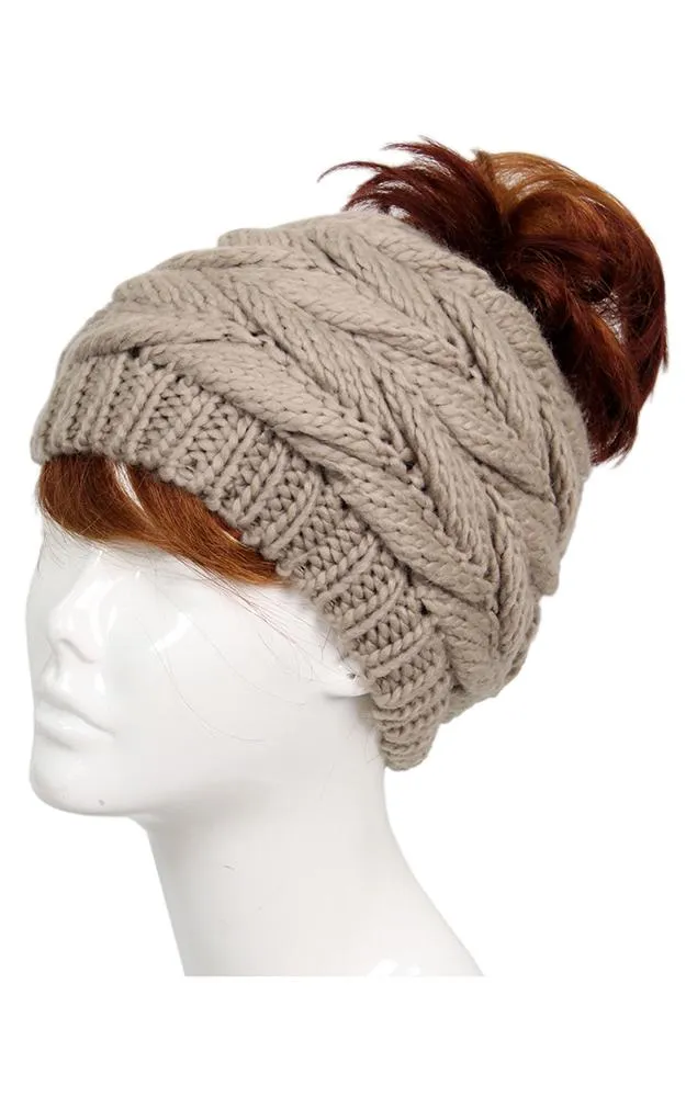 EAH9167 Knit Messy Bun