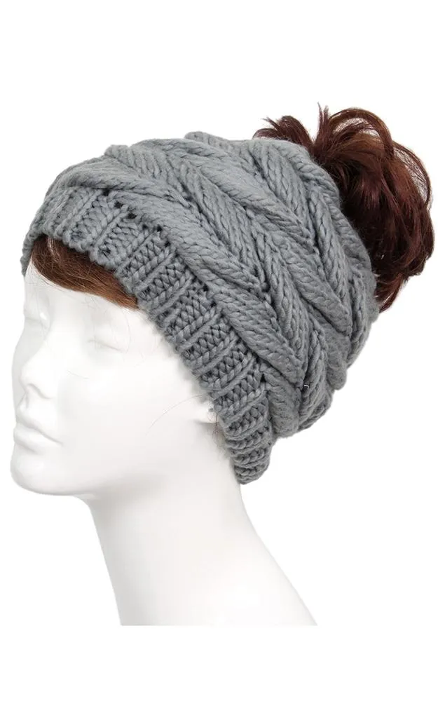 EAH9167 Knit Messy Bun