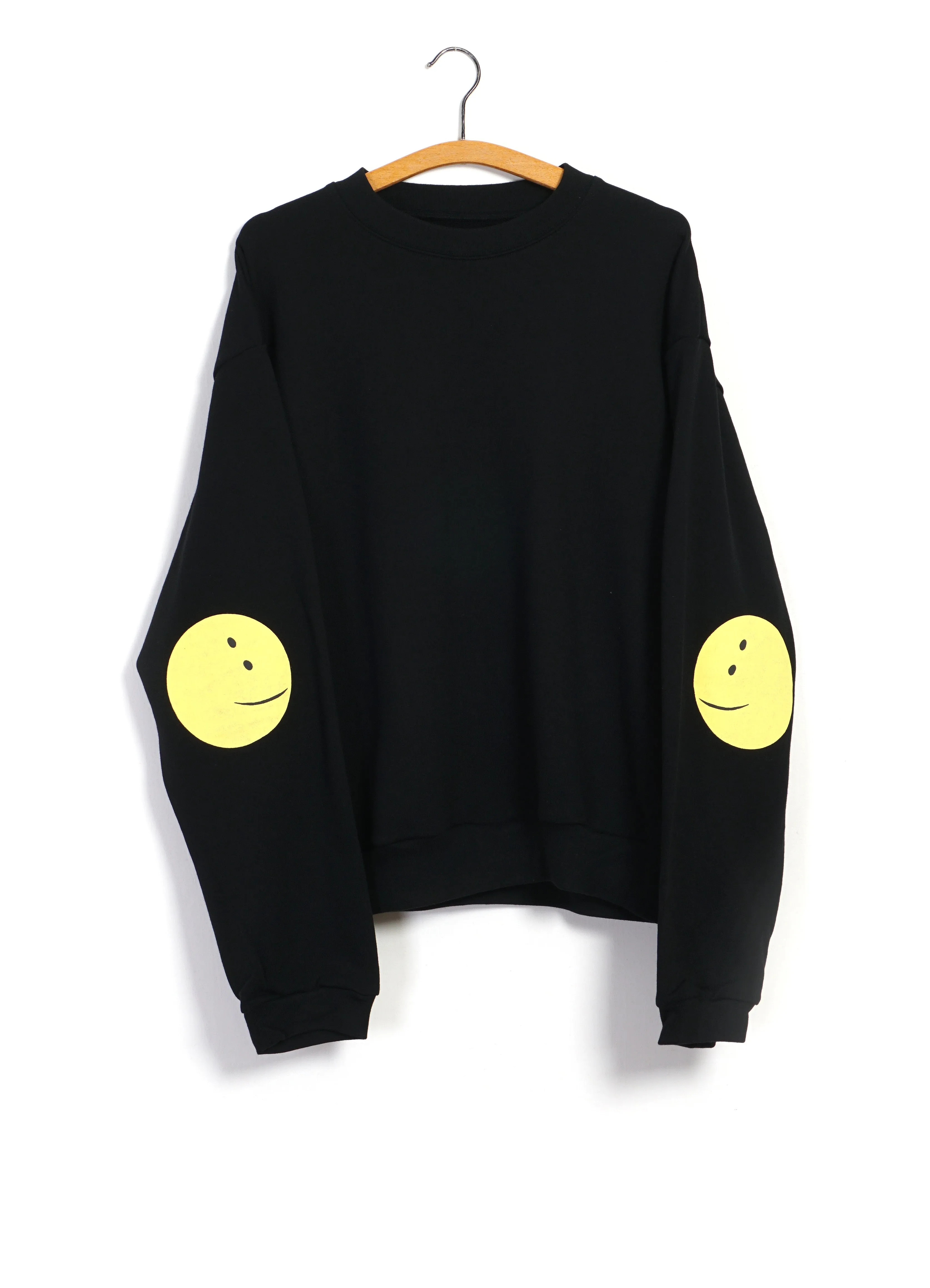 ECO SWT | Rainbowy Crewneck Sweater | Black